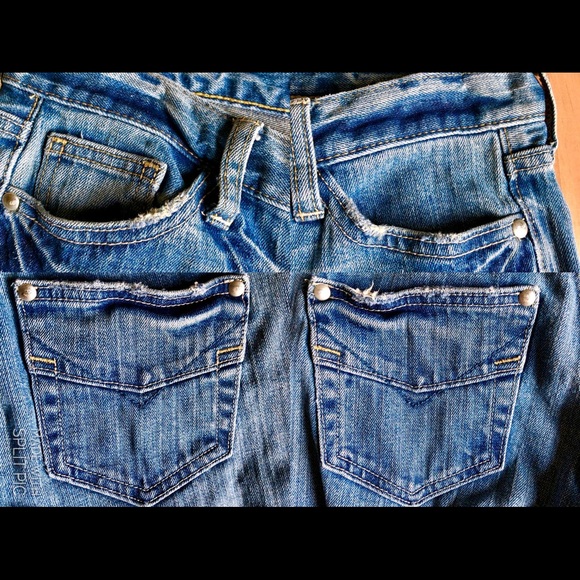 GAP Low Rise Jeans Distressed Blue Size 4A Women’s - Picture 4 of 13